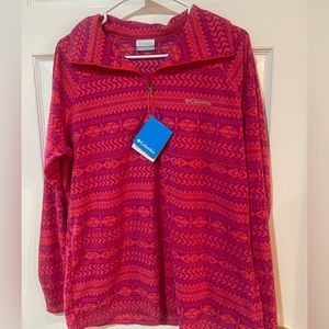 New with Tags- Columbia Quarter Zip Pullover. Size XL.